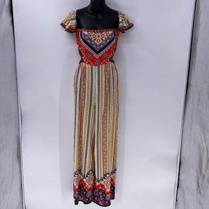 Flying Tomato Off Shoulder Jumpsuit L NWT